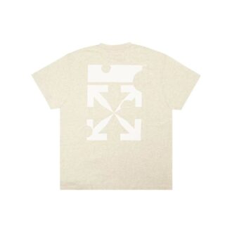 Logo Print Tee In Melanage “Grey”