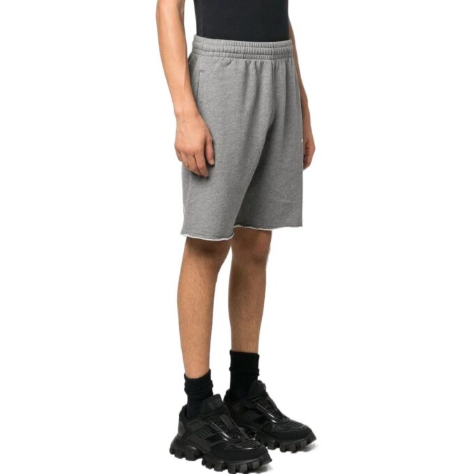 logo-print Track Shorts “Grey”