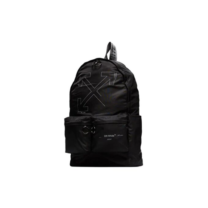 logo Printing Backpack Black