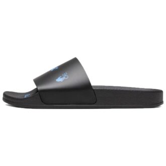 Logo Printing Fashion Casual Black Slippers “Black Blue”