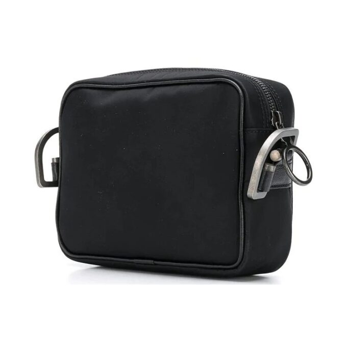 Logo Printing Shoulder Bag Men Black/Yellow
