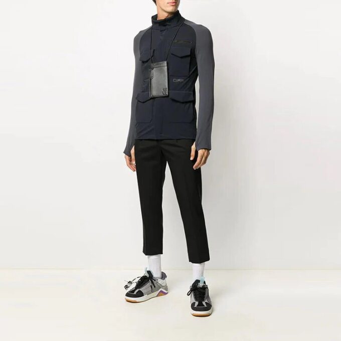 Logo Printing Thin and light Sports Jacket Slim Fit Version Black