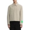 Logo-Tag Wool-Blend Jacket
