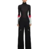 Long-Sleeved Turtleneck with Color Insert