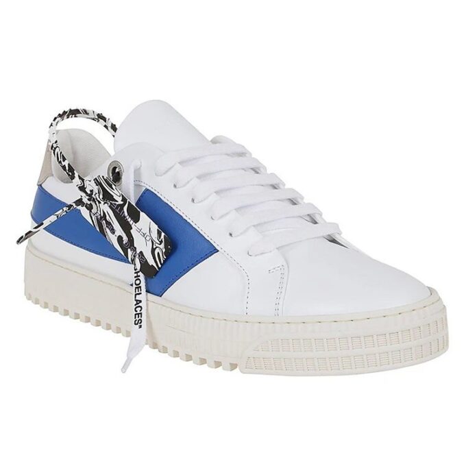 Low Top Sneakers White/Blue