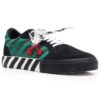 Low Vulcanised Low-Top Sneakers Black/Green