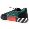 Low Vulcanised Low-Top Sneakers Black/Green