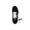 Low Vulcanized Canvas Sneaker “Black White Orange”