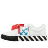 Low Vulcanized Canvas Sneaker “White Blue Black Red”