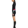 Lycra Color Insert Mini Dress