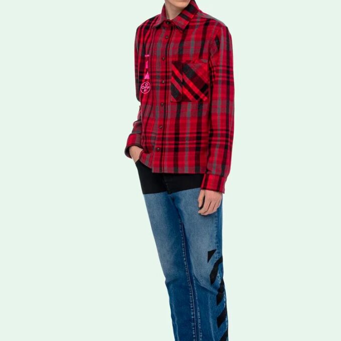 Mariana De Silva Shirt Mens Long Sleeve Plaid Shirts