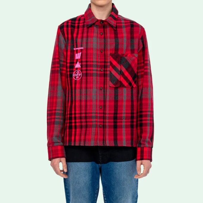 Mariana De Silva Shirt Mens Long Sleeve Plaid Shirts