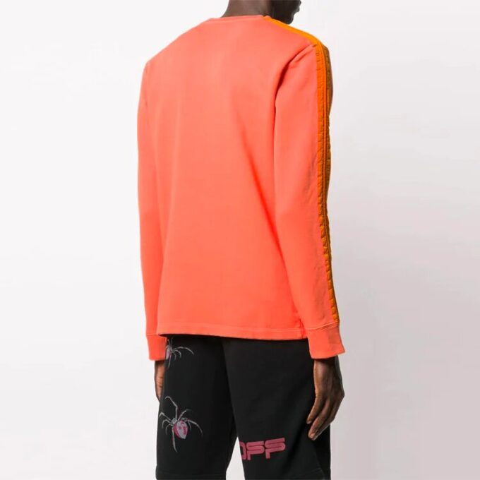 Material Love Patchwork Long Sleeves Ordinary Version Orange