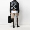 Men’ s SS21 Arrows-print Oversized Jeans Black