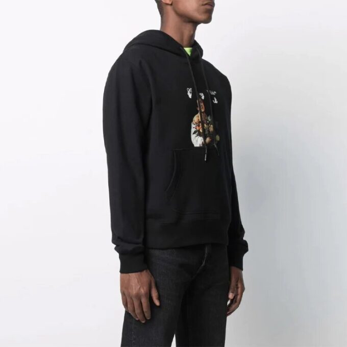 Men’ s SS21 Caravaggio Boy Print Oversized Black