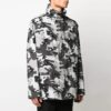 Men’ s SS21 Logo Camouflage Jacket Slim Fit Gray