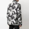Men’ s SS21 Logo Camouflage Jacket Slim Fit Gray