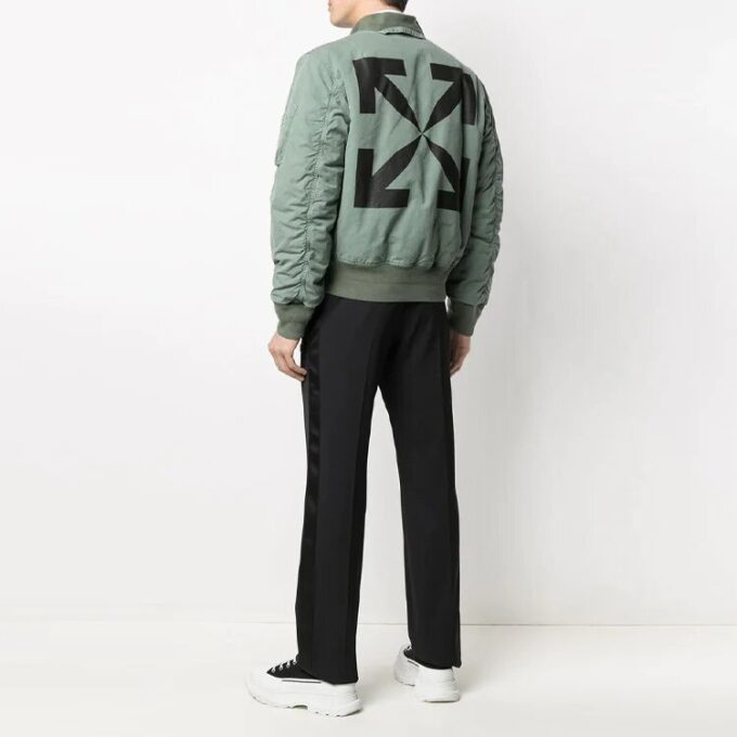 Men’ s SS21 Logo Jacket Green