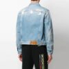 Men’ s SS21 Logo Jeans Jacket Oversize Blue