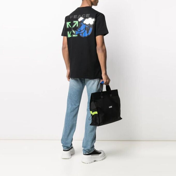 Men’ s SS21 Peace Worldwide Cotton Black