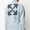 Mens Arrows Denim Long Sleeve Shirt