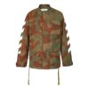 Mens Arrows Sketch Camouflage Cotton Jacket
