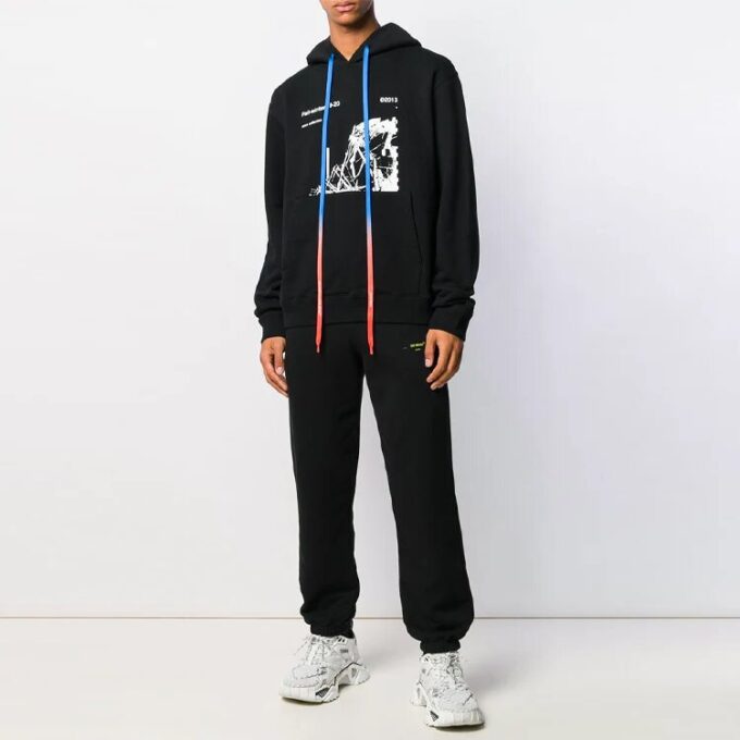 Mens Arrows Sketch Logo Casual Sports Pants