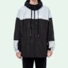 Mens Black White Splicing Jacket