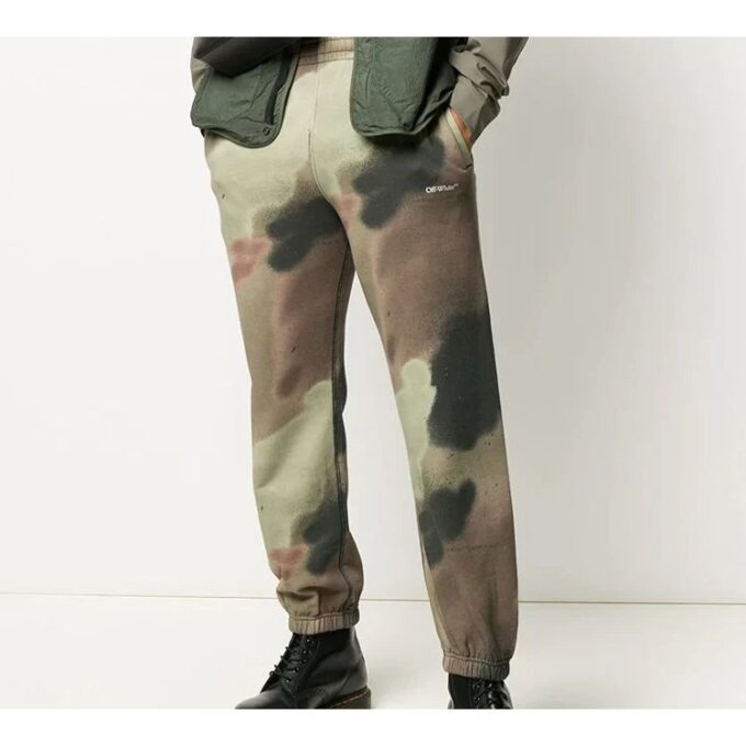 Mens Fw20 Camouflage-print Track Pants