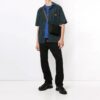 Mens FW20 Holiday Cuban Collar Short Sleeve Stripe Shirt