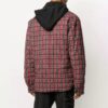 Mens Hoodie Jacket Plaid