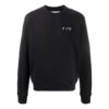 Mens Logo Round Neck Slim-fit Sweater