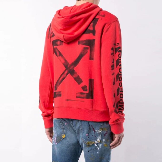 MENS SS19 Virgil Abloh Diag Stencil Red