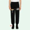 Mens Street Style Plain Cotton Wavy Line 3D Logo Casual Sweatpants