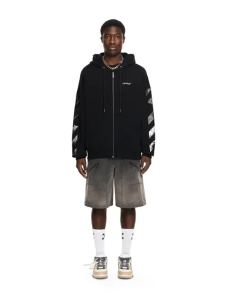 Metal Arrow Skate Zip Hoodie
