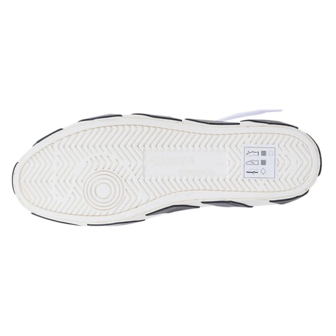 Mid Top Vulcanized Canvas Shoes Black/White