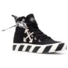 Mid-Top Vulcanized Canvas Sneaker “Black White”