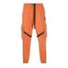 Nylon Street Style Plain Logo Cargo Pants