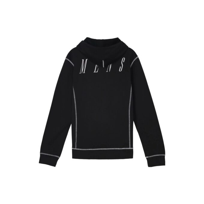 OFF Applique Hooded Sweater Unisex Black