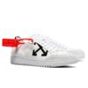 OFF- Carryover low-top leather sneakers “White”
