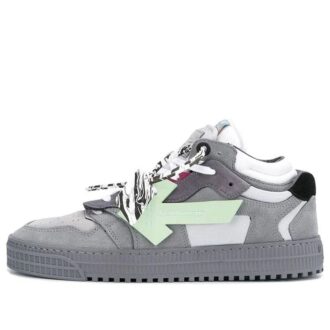 Off-Court Low Top Sneaker “Grey White Green”
