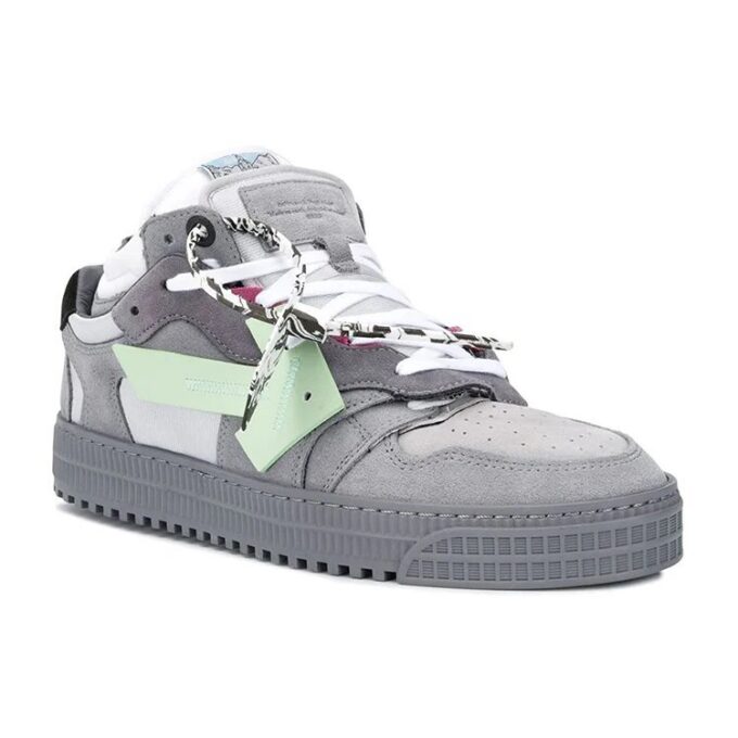 Off-Court Low Top Sneaker “Grey White Green”