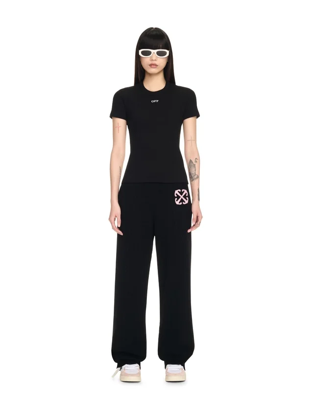 OFF STAMP RIB BASIC TEE OFF STAMP RIB BASIC TEE