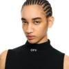 Off Stamp Ribbed Bodysuit