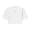 Off Stamp Ribbed Cropped T-Shirt
