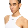 Off Stamp Ribbed Rowing Top