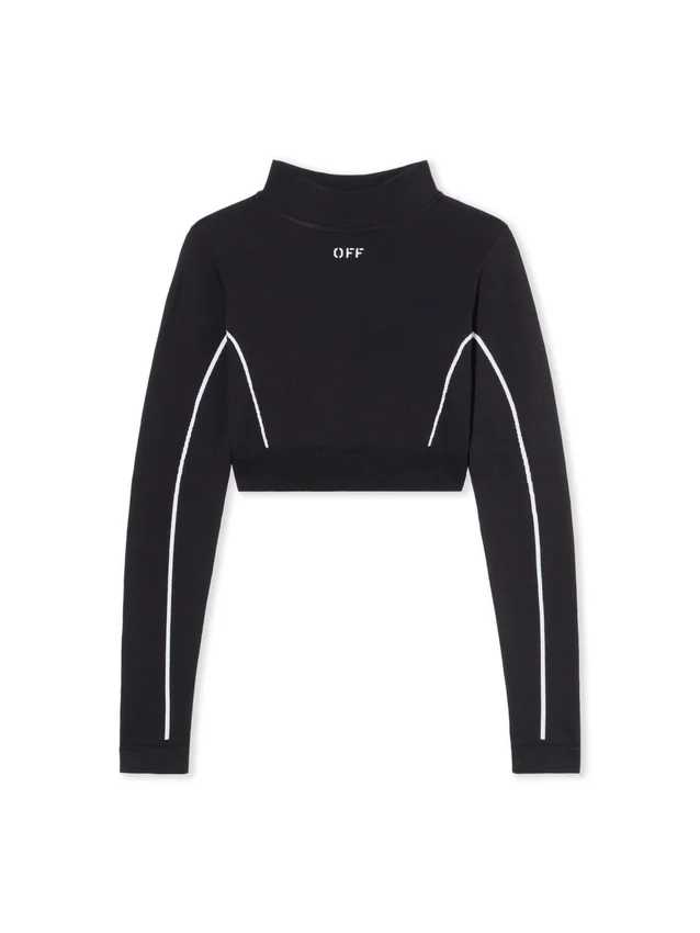 Off Stamp Seamless Crop Top Off Stamp Seamless Crop Top