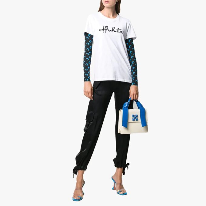 Off-White 2.8 Jitney Shoulder Bag Blue White