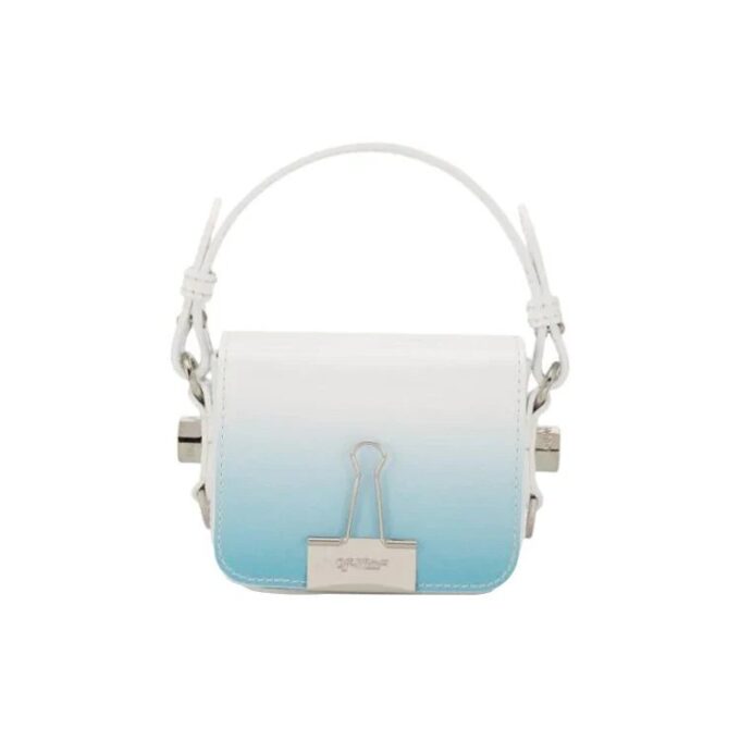 Off-White 20 Spring Summer Flip Single-Shoulder Bag Blue