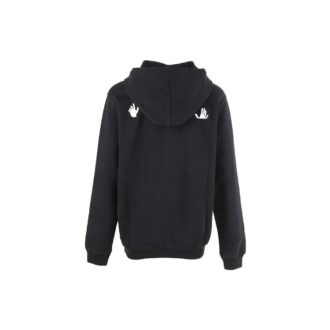 Off-White Alphabet Slogan Hoodie Black